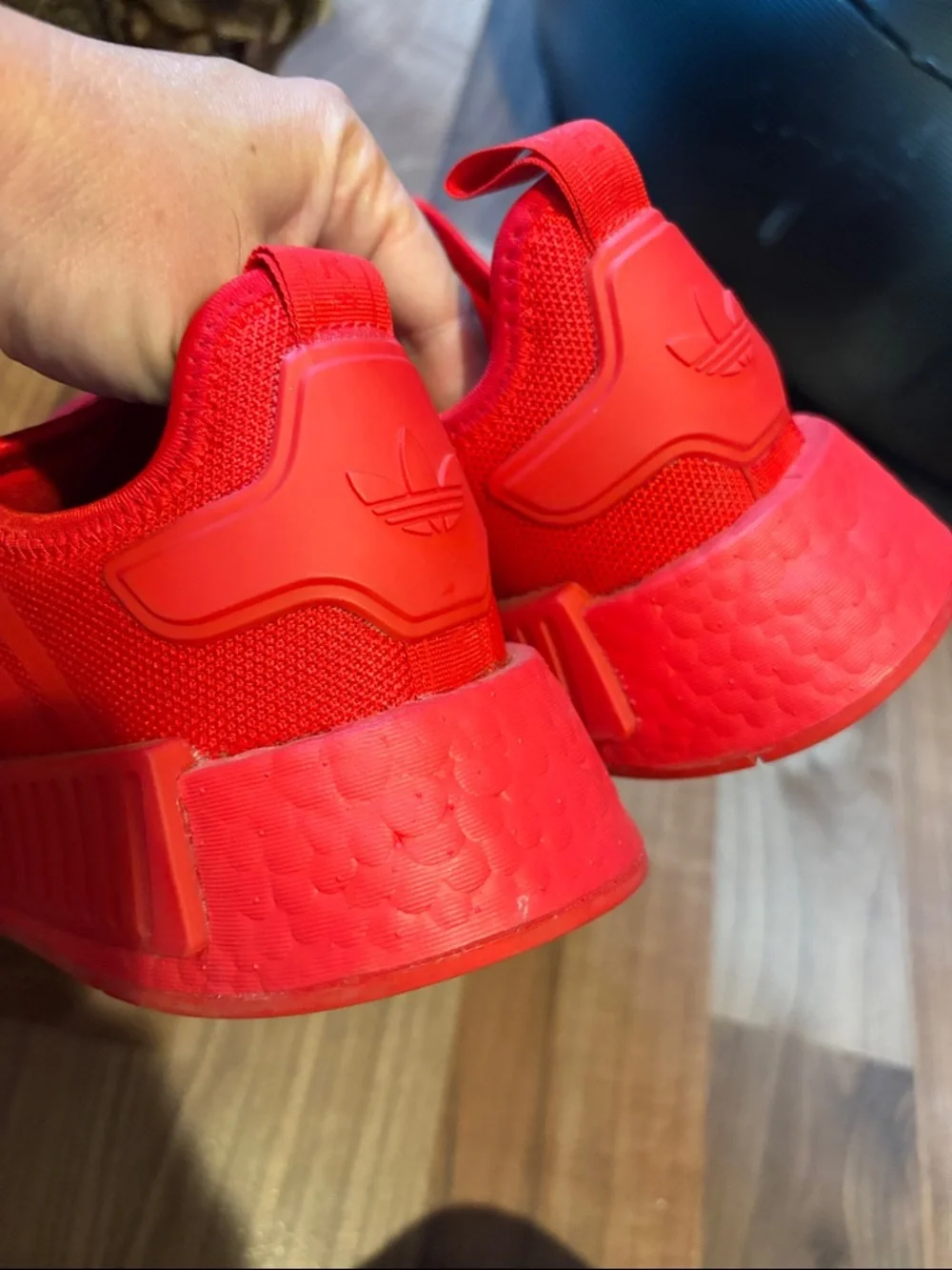 adidas Originals NMD_R1 Men's Scarlet Triple Red Shoes Size 7
